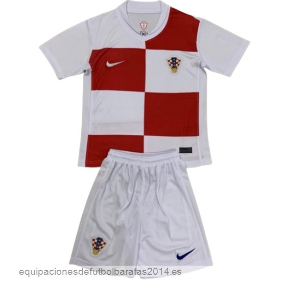 Nuevo 1ª Conjunto De Hombre Croacia 2024 Rojo Blanco Baratas